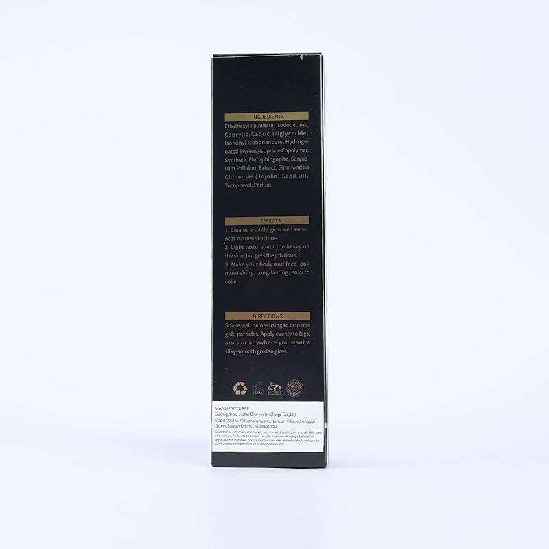 Liyalan Shimmer Body Oil Bronze Gold 5 Color Bronze 3.38 Fl Oz Face Glow Pearl Highlighter Illuminator body Makeup Shine Glitter Gold Liquid Taning - Image 9
