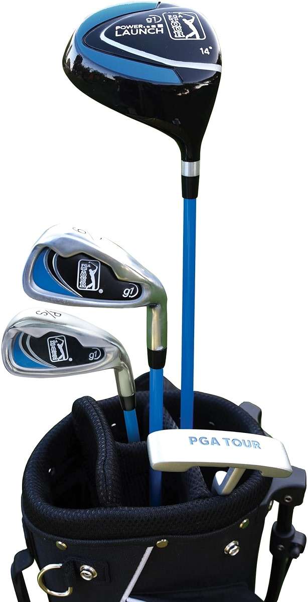 PGA Tour Youth Golf Club Set for Ages 8-12 & 12+ (4’8”–5’10”), Right and Left-Handed Kids Golf Sets – Beginner Junior Golf Clubs with Lightweight Stand Bag, Mallet Putter, Hybrid, Driver - Image 11