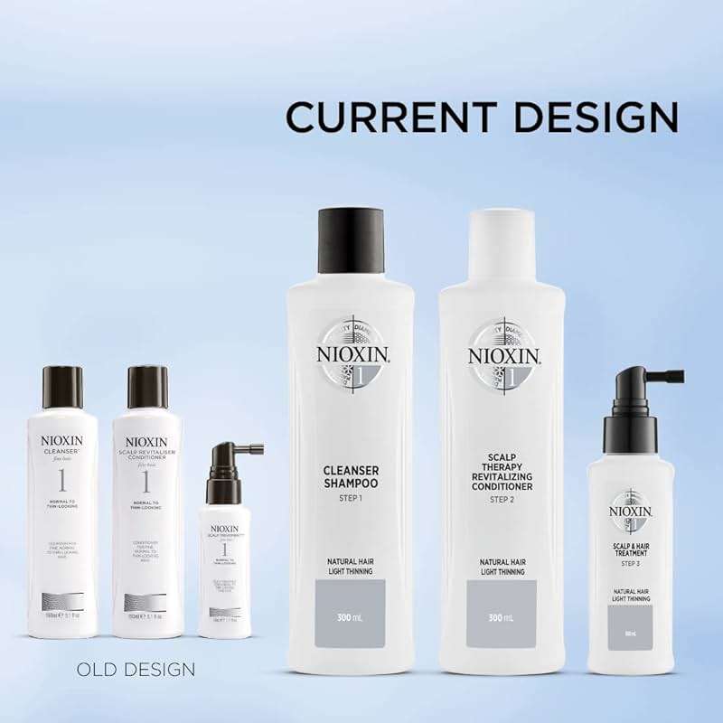 Nioxin Scalp + Hair Thickening System 1 Kit | For Natural-Hair with Light Thinning | Strengthen Against Breakage with Niacinamide & Biotin | Cleanse, Condition, & Treat | Bundle - Image 5