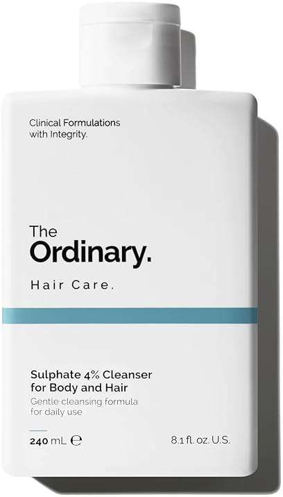 The Ordinary Sulphate 4% Cleanser for Body and Hair, Gentle Fragrance-Free Shampoo and Body Wash, 8.1 Fl Oz - Image 1