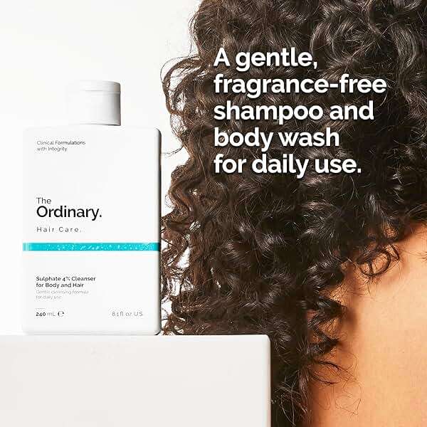 The Ordinary Sulphate 4% Cleanser for Body and Hair, Gentle Fragrance-Free Shampoo and Body Wash, 8.1 Fl Oz - Image 2