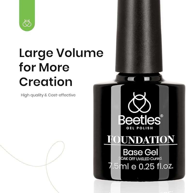 Beetles Builder Gel & Gel Base and Top Coat, 3Pcs 7.5ml Building Gel for Setting Shine Finish and Long Lasting, Soak Off LED Transparent Nail Strengthener Hard for Beginners DIY - Image 7