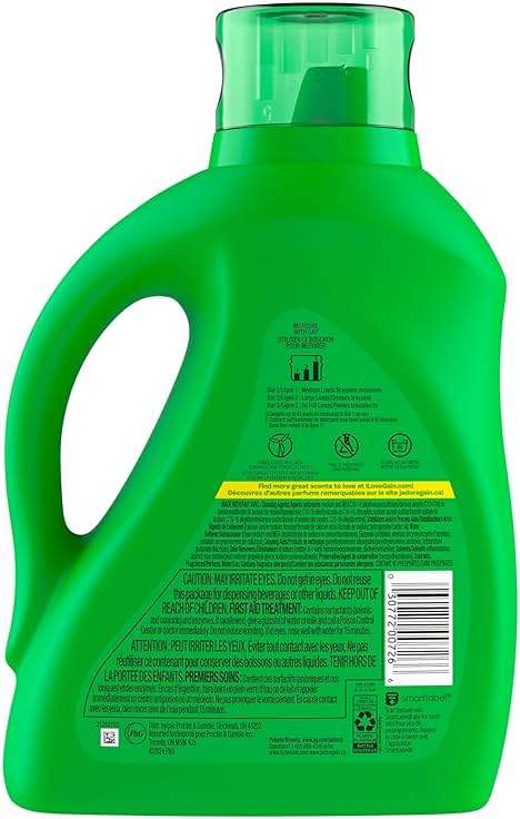 Gain Odor Defense Liquid Laundry Detergent, Super Fresh Blast Scent, 2 x 65 fl oz, 2 x 45 loads, total of 90 loads, 2 in 1, Laundry Detergent Liquid Soap, HE compatible - Image 13