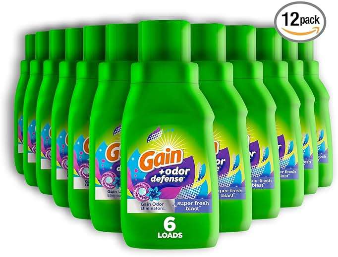Gain Odor Defense Liquid Laundry Detergent, Super Fresh Blast Scent, 2 x 65 fl oz, 2 x 45 loads, total of 90 loads, 2 in 1, Laundry Detergent Liquid Soap, HE compatible - Image 14