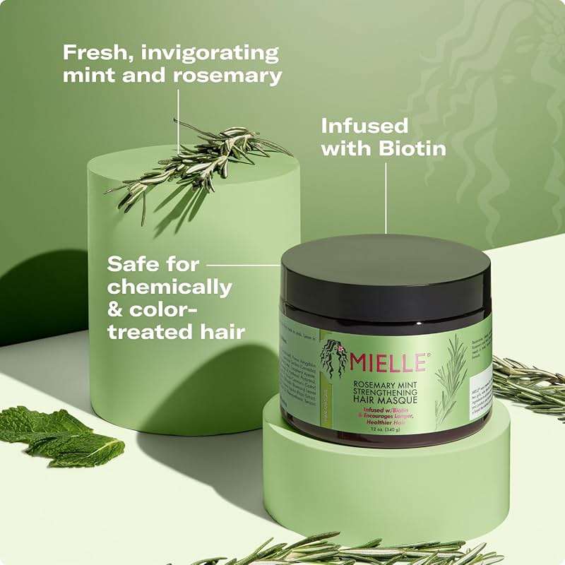 Mielle Organics Rosemary Mint Scalp & Hair Oil and Hair Masque - Image 6