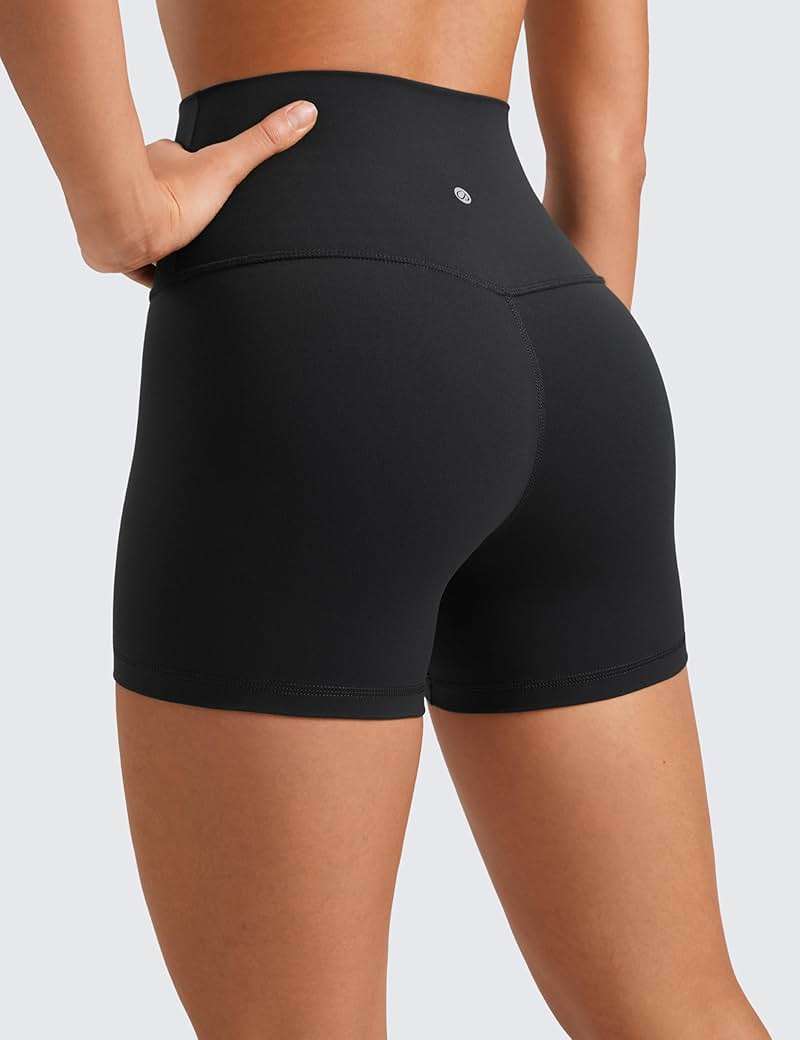 CRZ YOGA Butterluxe Biker Shorts 4'' - High Waisted Booty Workout Volleyball Yoga Womens Spandex - Image 2