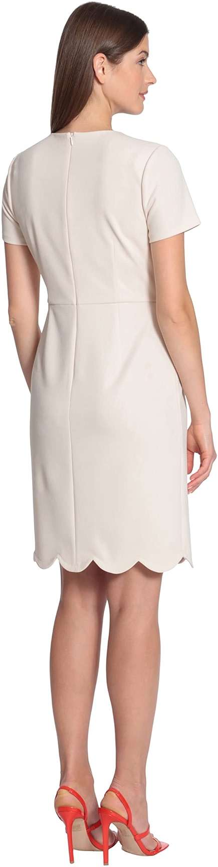 Maggy London Women's Keyhole Neck Scuba Crepe Sheath Dress - Image 2