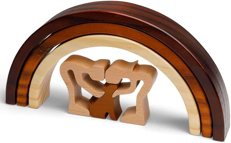 Capti Rainbow Bridge Dog Memorial Gifts, Pet Memorial - I'll Meet You at The Rainbow Bridge - Pet Loss Gifts, Bereavement, Sympathy Keepsake Dog Mom, Dog Dad for Loss of Pet (Dog and Family) - Image 5