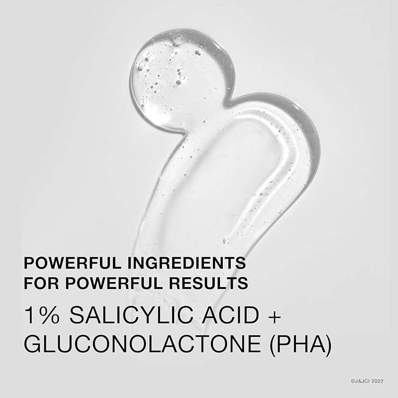 Neutrogena Salicylic Acid & PHA Stubborn Acne Body Wash, Exfoliating Cleanser Acne Treatment for Chest & Shoulder, Gently Clears, Exfoliates & Helps Prevent Breakouts, Fragrance Free, 8.5 Fl Oz - Image 6