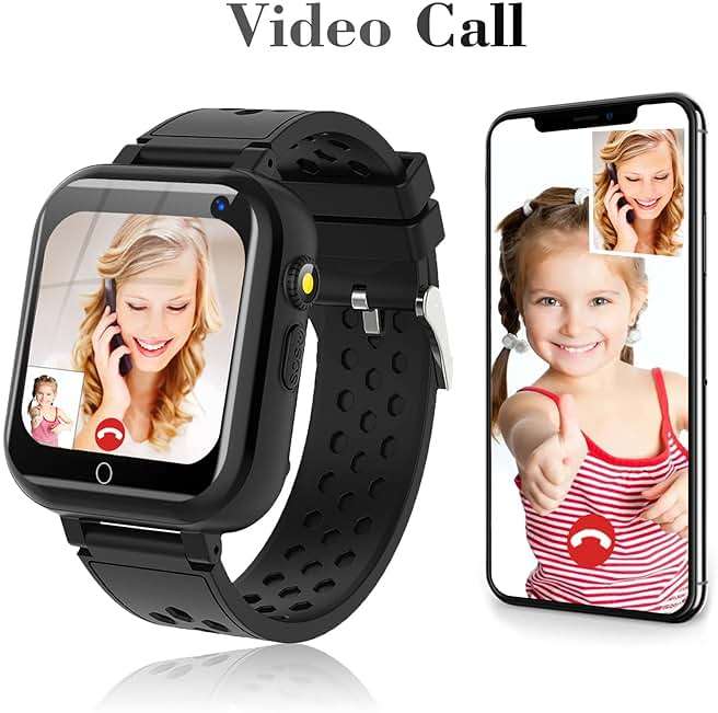 DDIOYIUR Smart Watch for Kids, 4G Kids Phone Smartwatch with GPS Tracker, WiFi SMS, Call, Voice Video Chat, Bluetooth, Audio Recording, Alarm, Pedometer, Wrist Watch for 4-16 Boys Girls Birthday Gifts - Image 2
