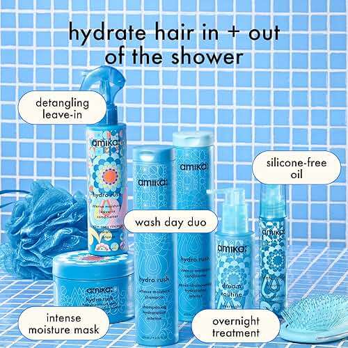 amika hydro rush intense moisture conditioner with hyaluronic acid - Image 6