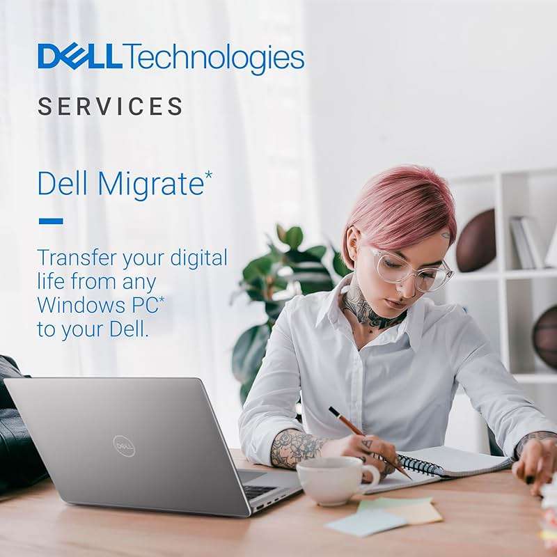 Dell Inspiron 15 3535 Laptop - 15.6-inch FHD (1920 x 1080) Display, AMD Ryzen 5 7520U Processor, 8GB DDR4 RAM, 512GB SSD, AMD Radeon Graphics, Windows 11 Home, 6-Months Migrate - Carbon Black - Image 5