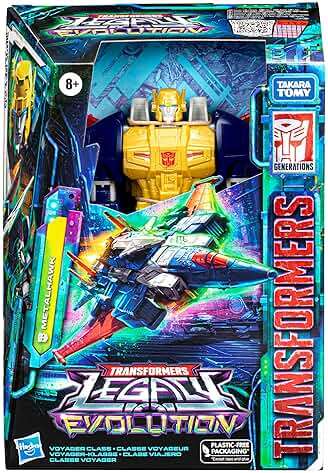 Transformers Toys Legacy Evolution Voyager Metalhawk Toy, 7-inch, Action Figure for Boys and Girls Ages 8 and Up - Image 3