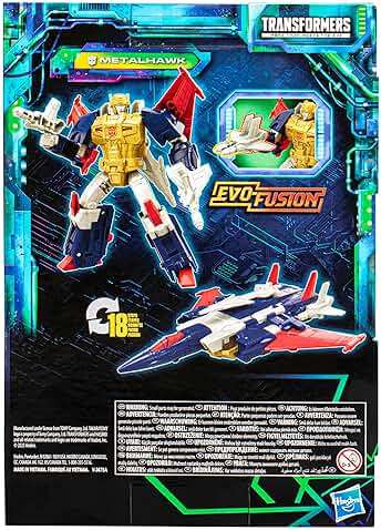 Transformers Toys Legacy Evolution Voyager Metalhawk Toy, 7-inch, Action Figure for Boys and Girls Ages 8 and Up - Image 4