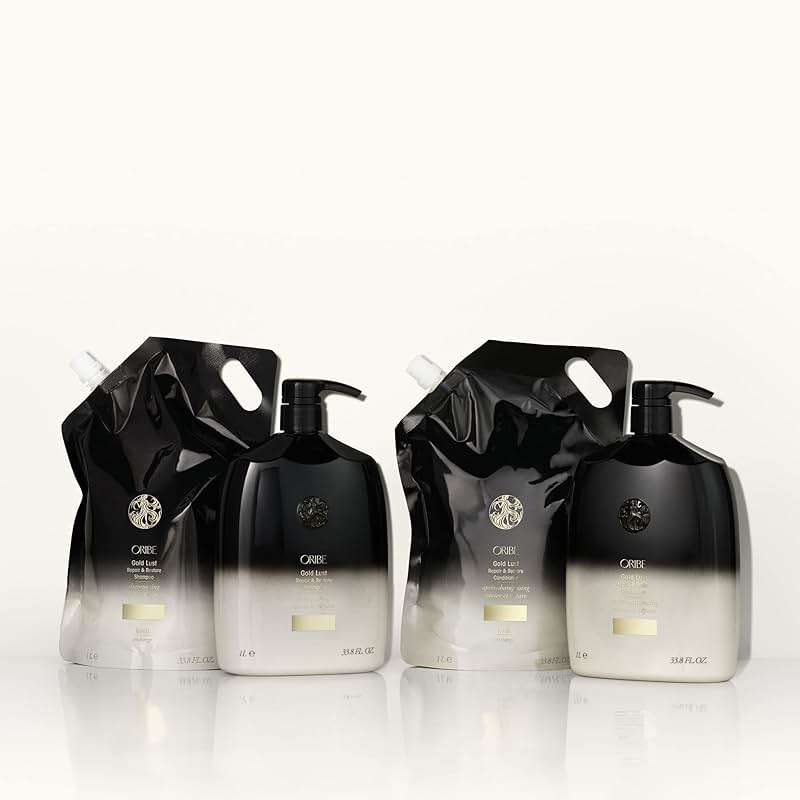 Oribe Gold Lust Repair & Restore Shampoo and Conditioner Liter Refill Bundle - Image 7