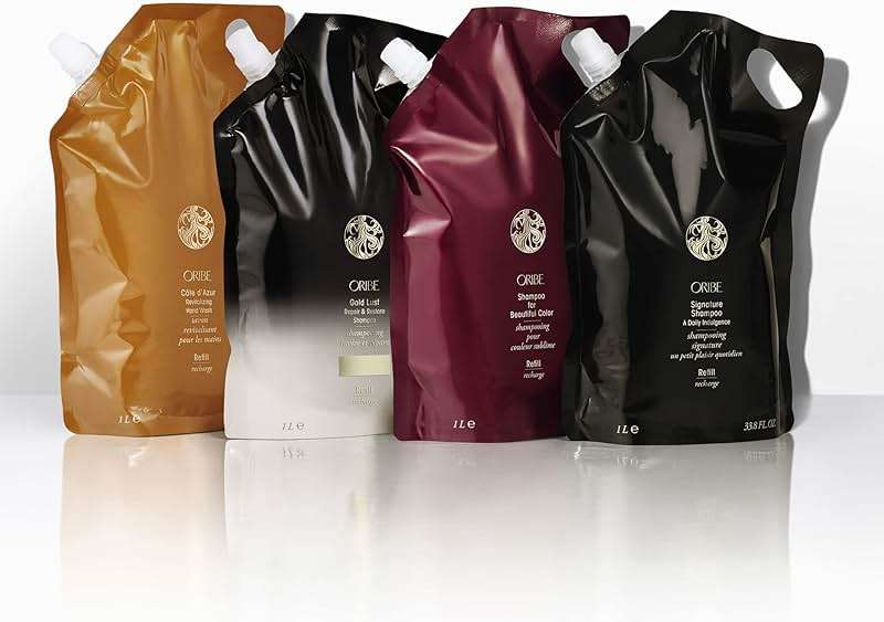 Oribe Gold Lust Repair & Restore Shampoo and Conditioner Liter Refill Bundle - Image 8