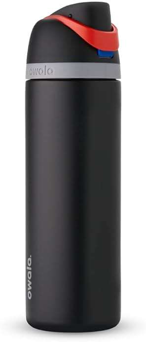 Owala Star Wars FreeSip Insulated Stainless Steel Water Bottle with Straw for Sports and Travel, BPA-Free, 24-Ounce, Darth Vader - Image 1