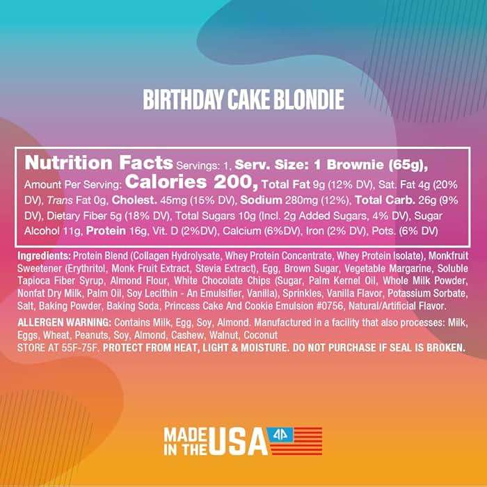 Prime Bites High Protein Brownie (12 Per Box, Variety Pack) - 19g of Protein, 5g of Collagen, Gluten Free, Low Sugar Treat, Delicious Protein Snack - Image 7