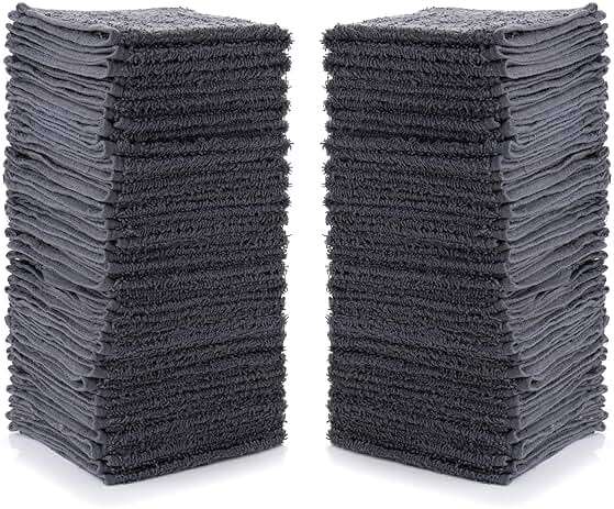 Simpli-Magic Cotton Washcloths, Pack of 48, 12” x 12” - Image 8