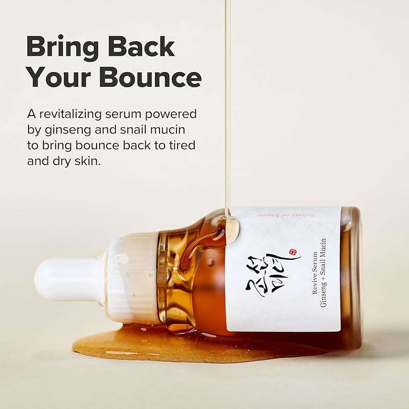 Beauty of Joseon Revive Snail Mucin Ginseng Serum Hydrating Peptide Facial Moisturizer Dark Spot Acne Scar Remover for Sensitive Face. Korean Skin Care for Men and Women, 30ml, 1fl. Oz - Image 3