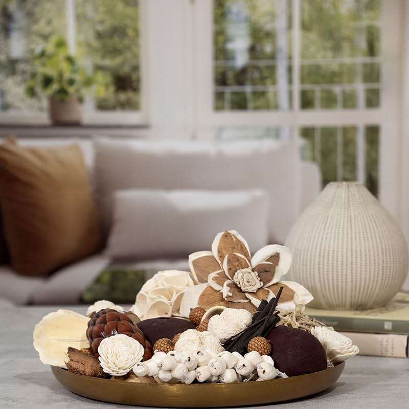 ANDALUCA Maison Box Fragrance Potpourri Decorative Vase & Bowl Filler Home Décor (Coconut Sandalwood) - Image 2