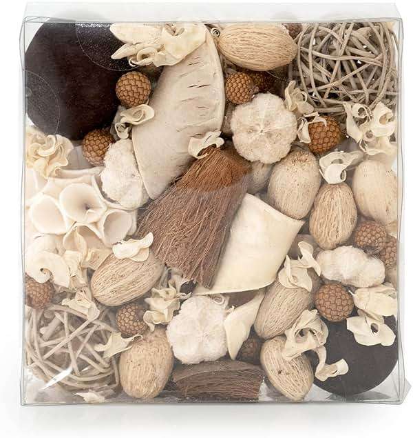 ANDALUCA Maison Box Fragrance Potpourri Decorative Vase & Bowl Filler Home Décor (Coconut Sandalwood) - Image 3