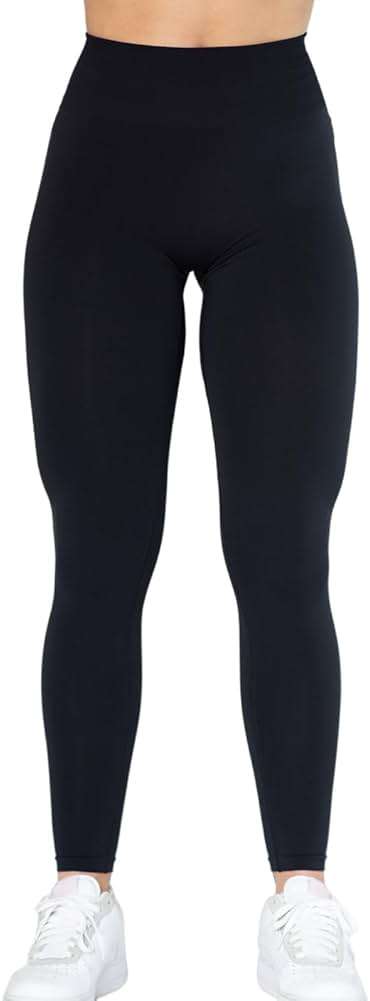 AUROLA Dream Collection Workout Leggings for Women High Waist Seamless Scrunch Athletic Running Gym Fitness Active Pants - Image 4