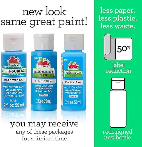 Apple Barrel Acrylic Paint, Princess Purple (Pack of 3) 2 oz, 21978EA- (Pack of 3) - Image 2