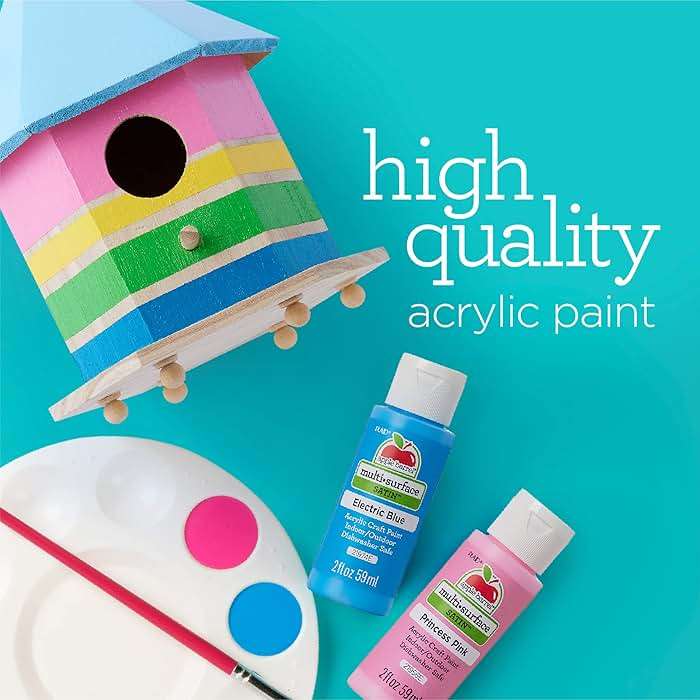 Apple Barrel Acrylic Paint, Princess Purple (Pack of 3) 2 oz, 21978EA- (Pack of 3) - Image 6