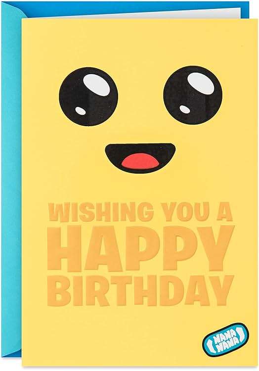 Hallmark Fortnite Birthday Card for Kids with Decal (Peely) - Image 1
