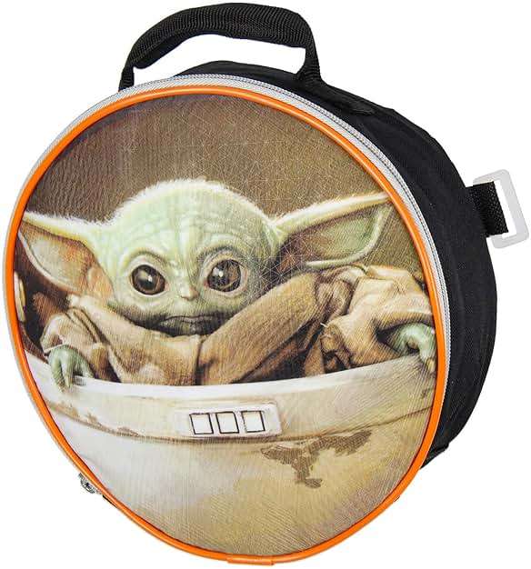 Bioworld The Mandalorian Grogu Baby Yoda This Is The Way 5 Piece 16" Backpack Lunch Bag Mega Set - Image 5