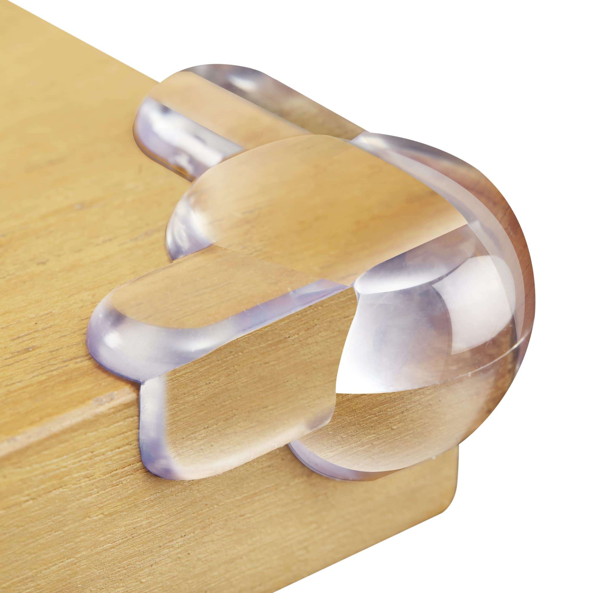 Corner Protectors for Baby (12 Pack) - Patented - New & Improved Edge Protector for Baby – Transparent Corner Protectors - Baby Safety Products to Baby Proof Corners and Edges - Image 1