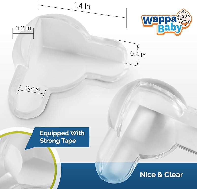 Corner Protectors for Baby (12 Pack) - Patented - New & Improved Edge Protector for Baby – Transparent Corner Protectors - Baby Safety Products to Baby Proof Corners and Edges - Image 2