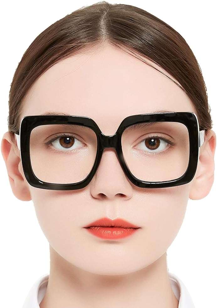OCCI CHIARI Large Frame Reading Glasses Women Trendy Square Oversized Readers 1.0 1.5 2.0 2.5 3.0 3.5 1.25 1.75 2.25 2.75 4.0 - Image 3