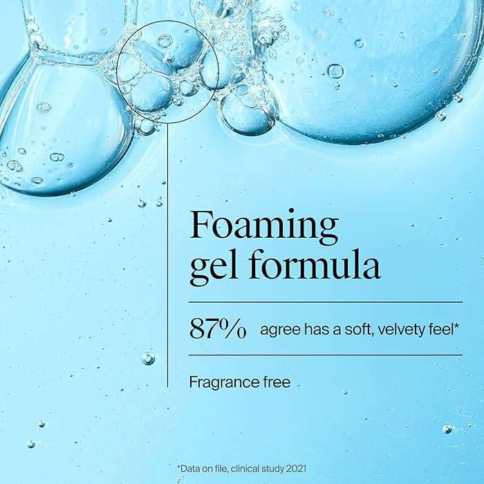 Neutrogena Hydro Boost Hydrating Gel Cleanser, Daily Face Wash for Sensitive Skin, Gentle Foaming Facial Cleanser, Noncomedogenic, Alcohol- and Fragrance-Free Hyaluronic Acid, 7.8 fl oz - Image 8