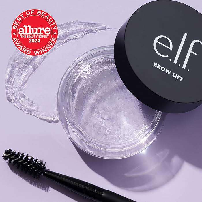 e.l.f. Brow Lift, Clear Eyebrow Shaping Wax For Holding Brows In Place, Creates A Fluffy Feathered Look, Vegan & Cruelty-Free, Clear - Image 3