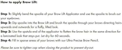 e.l.f. Brow Lift, Clear Eyebrow Shaping Wax For Holding Brows In Place, Creates A Fluffy Feathered Look, Vegan & Cruelty-Free, Clear - Image 9