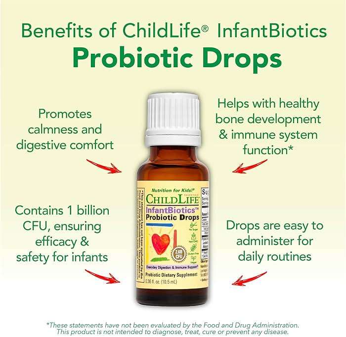 CHILDLIFE ESSENTIALS InfantBiotics - Baby Probiotic Drops, Infant & Toddler Probiotic, Baby Constipation Relief, Gas Drops for Newborns, Gastrointestinal Health, Vegan, Non-GMO - 0.36 Fl Oz - Image 5