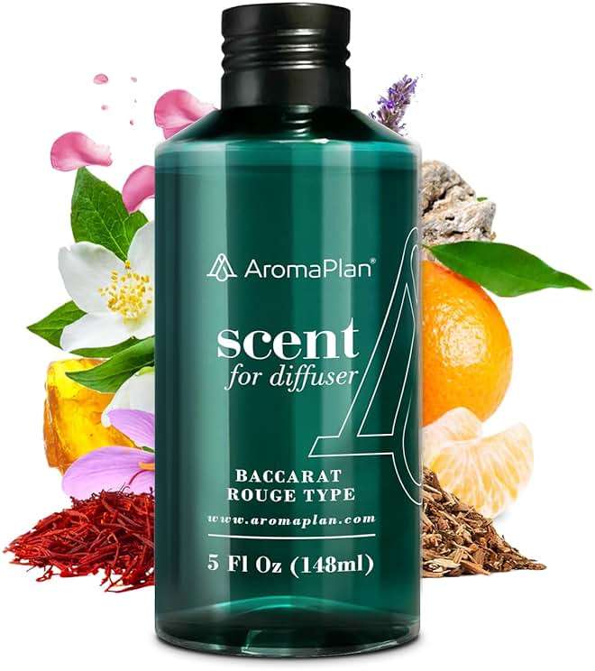 AromaPlan Hotel Scents Inspired by Baccarat Rouge 5 Fl Oz (148ml), Home Luxury Aroma & Hotel Fragrance Diffuser Oil for Aromatherapy- USA Made, Bigger Bottle, Bolder Aroma & Longer Lasting - Image 6