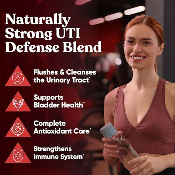 10-In-1 Killer Cranberry Pills for Women - UTI Defense Blend with Pacran Cranberry - 10 Ingredient Urinary Tract Supplement - Turmeric, Milk Thistle, Dandelion, Ginger & More - 60 Fast-Acting Capsules - Image 2