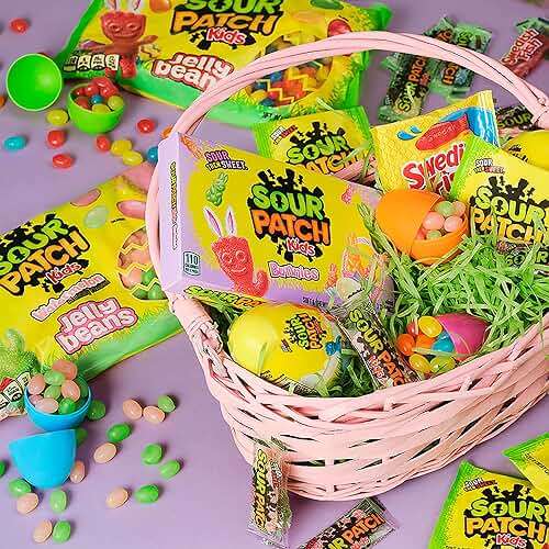 SOUR PATCH KIDS and SWEDISH FISH Mini Soft & Chewy Easter Candy Variety Pack, Bulk Candy, 50 Snack Packs - Image 10