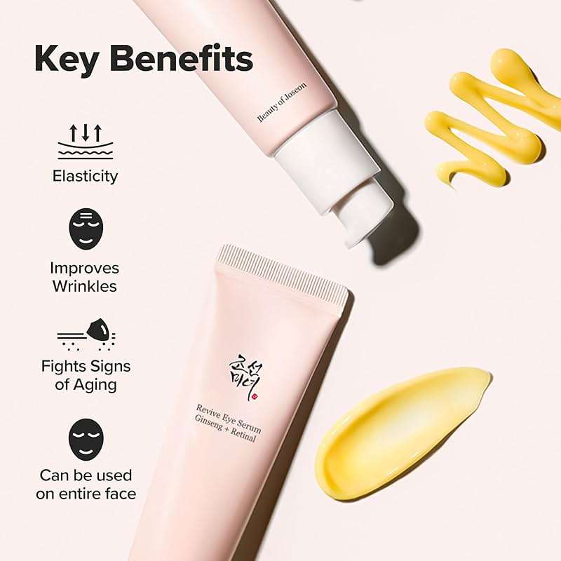 Beauty of Joseon Revive Eye Serum with Retinal Niacinamide Correction for Puffy Eye Bags Fine Lines Dark Circles Wrinkles, Korean Skin Care 30ml, 1.01 fl.oz - Image 5