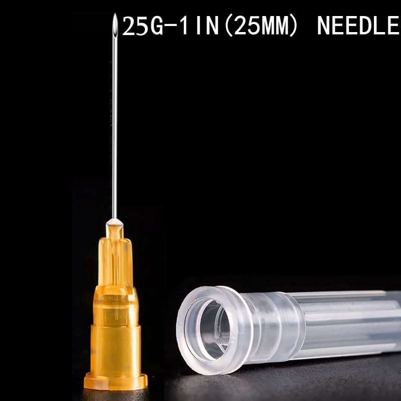 100 Pack 2ml (2.5ml) Plastic Luer Lock Syringa with 25Ga and Cap, Individually Sealed Wrapped, for Scientific Labs, Measuring Liquid, Refilling Cartridges or Glue Applicator - Image 5
