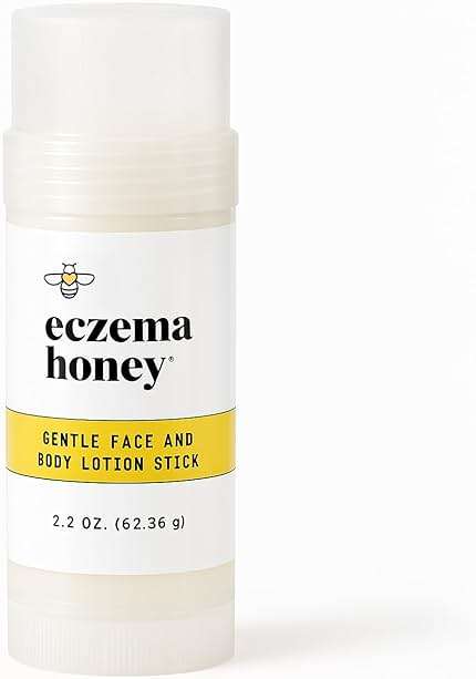 ECZEMA HONEY Gentle Face & Body Lotion Stick - Moisturizing Colloidal Oatmeal Hand Cream for Extremely Dry Skin - Eczema Lotion Helps Psoriasis, Dermatitis & More (2.2 Oz) - Image 1