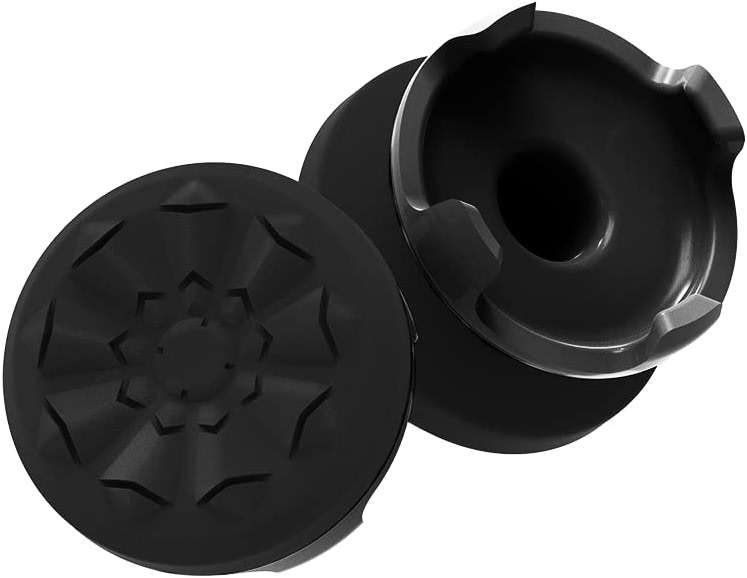KontrolFreek FPS Freek Galaxy Black for PlayStation 4 (PS4) and PlayStation 5 (PS5) | Performance Thumbsticks | 1 High-Rise, 1 Mid-Rise | Black (Limited Edition) - Image 4