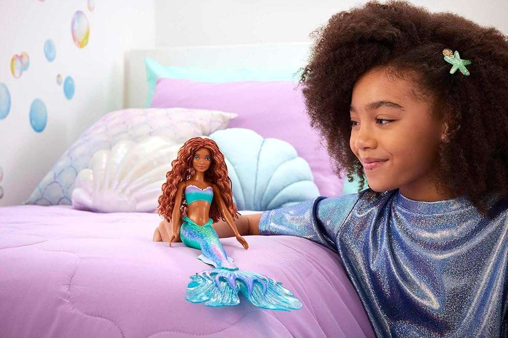 Mattel Disney Toys, Ariel Fashion Doll with Signature Outfit, Inspired by Disney’s The Little Mermaid Movie - Image 2