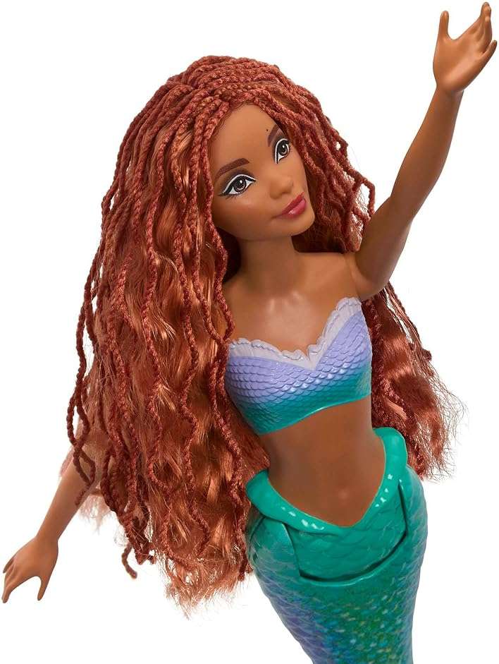 Mattel Disney Toys, Ariel Fashion Doll with Signature Outfit, Inspired by Disney’s The Little Mermaid Movie - Image 3