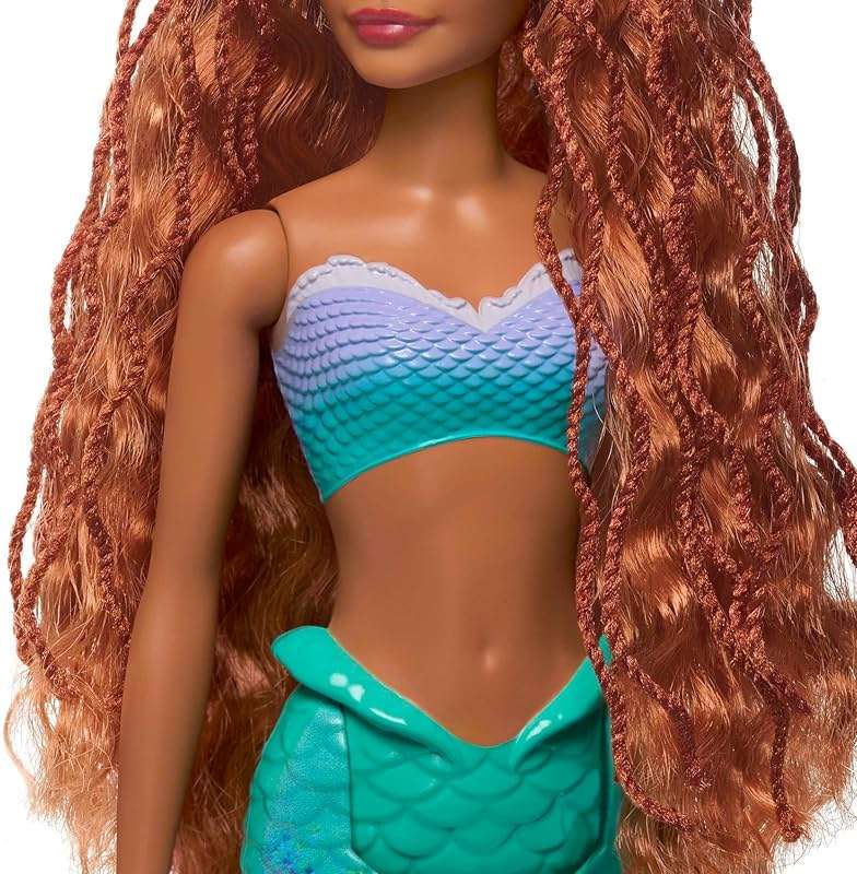 Mattel Disney Toys, Ariel Fashion Doll with Signature Outfit, Inspired by Disney’s The Little Mermaid Movie - Image 4
