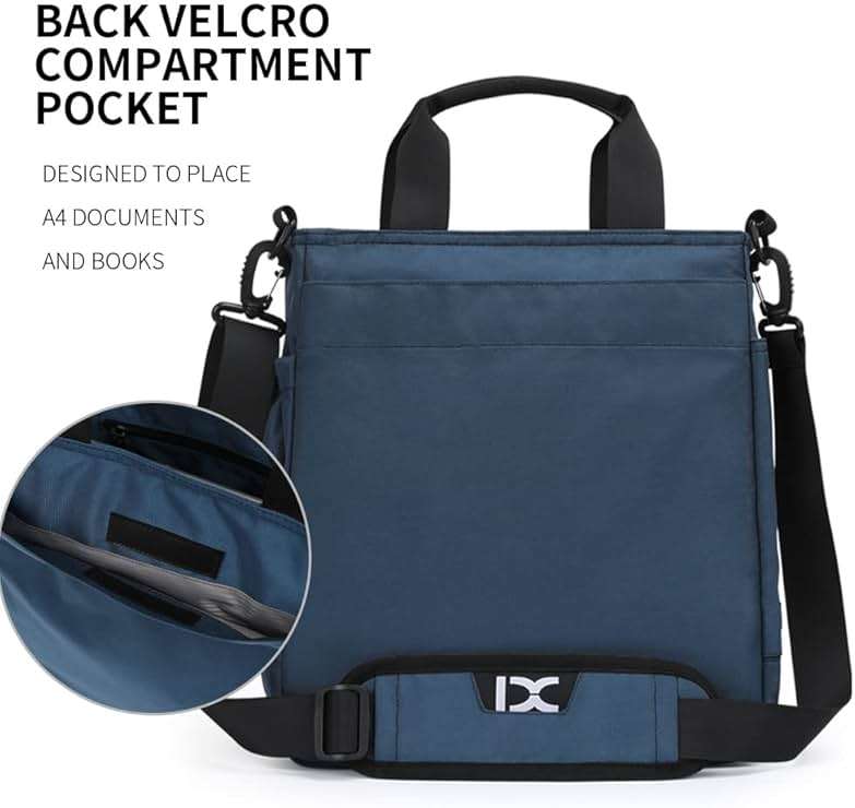IX INOXTO Mens Messenger Bag Laptop Shoulder Bag Computer Work Office Bag Waterproof Briefcases for Travel Work - Image 7