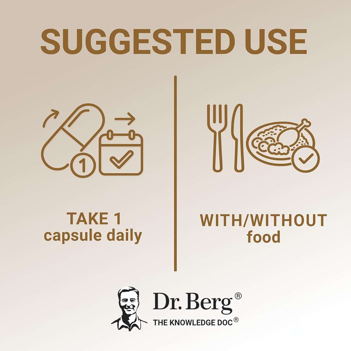 Dr. Berg Maximum Strength 7-in-1 Vitamin D3 K2 5000 IU | Naturally Derived D3 | 4X Lab-Tested & Verified | High Absorption Formula | K2 D3 Vitamin Supplement | 60 Capsules - Image 7